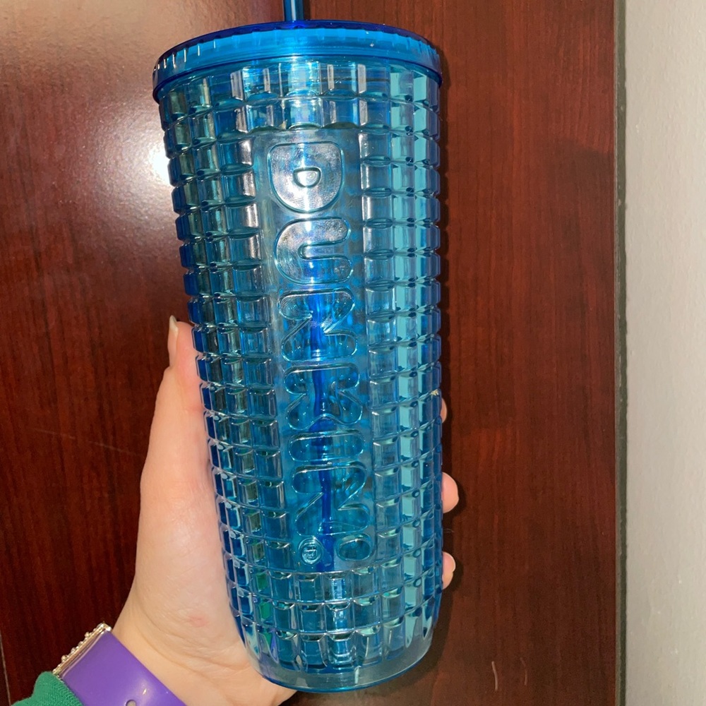 Dunkin studded tumbler blue